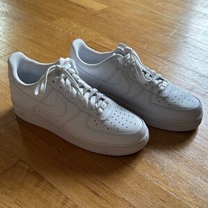 Nike All-White Low-Top Sneakers